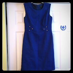 Gorgeous Tahari royal blue sheath dress Sz 10